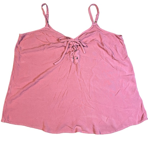 torrid Tops - torrid pink tank top 100% rayon with adjustable straps size 1 beach summer